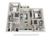 1157 SF 2 Bedrooms B3